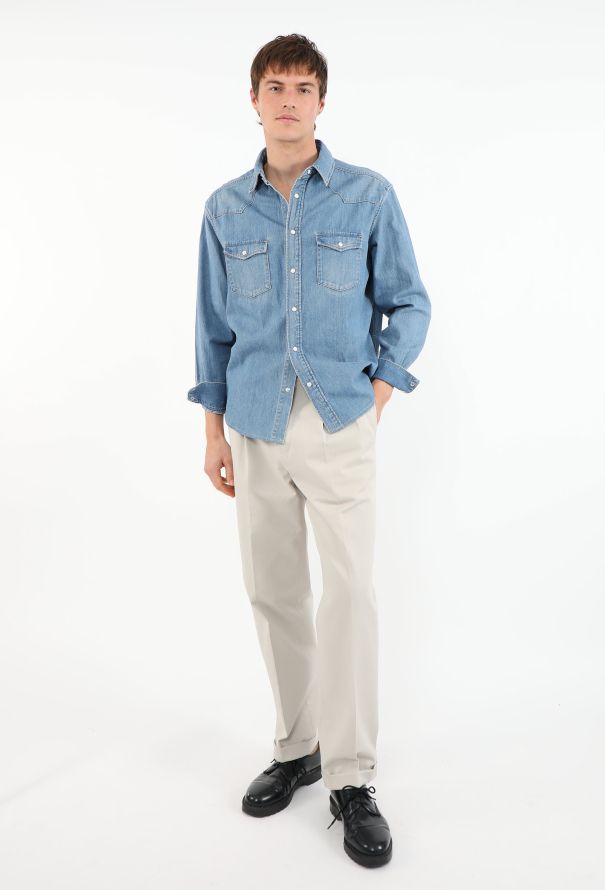 Céline 2020 Western Denim Overshirt - 3