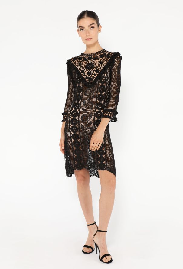 Crochet Empire Tunic Dress - 3