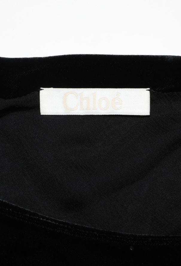 Chloé 2019 One-Shoulder Velvet Top - 5