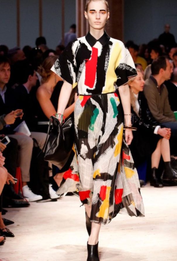 Céline Spring 2014 Printed Skirt - 1