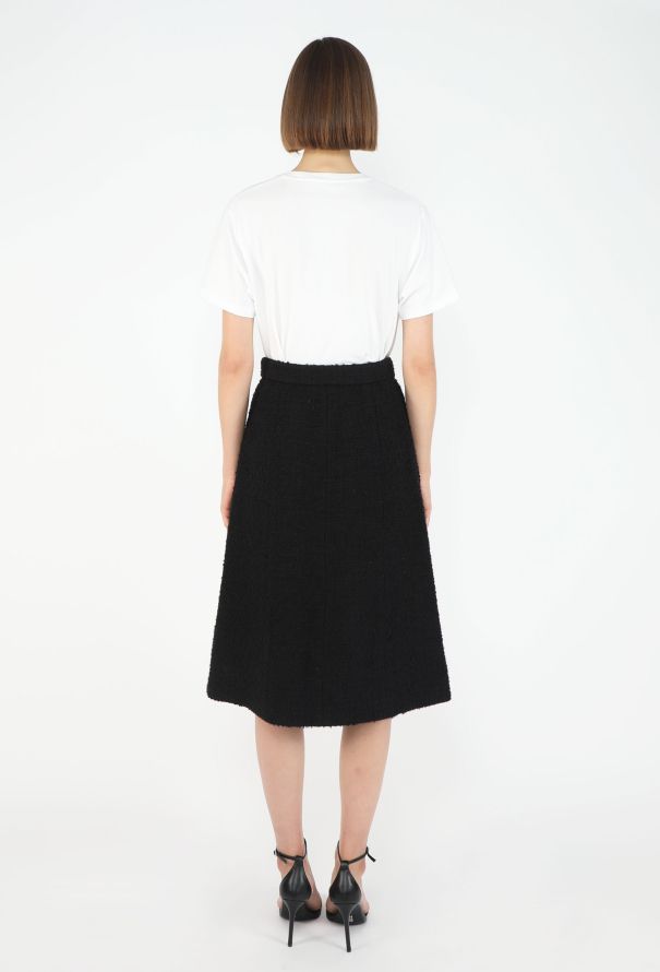 Chanel F/W 2020 Scalloped Tweed 'CC' Ensemble - 9