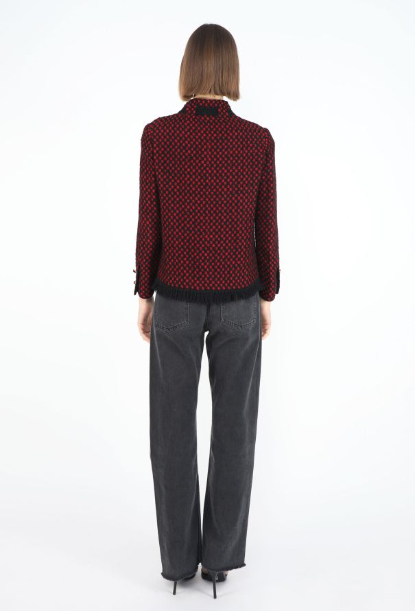 Chanel Haute Couture 1960s Tweed Lavallière Jacket - 5