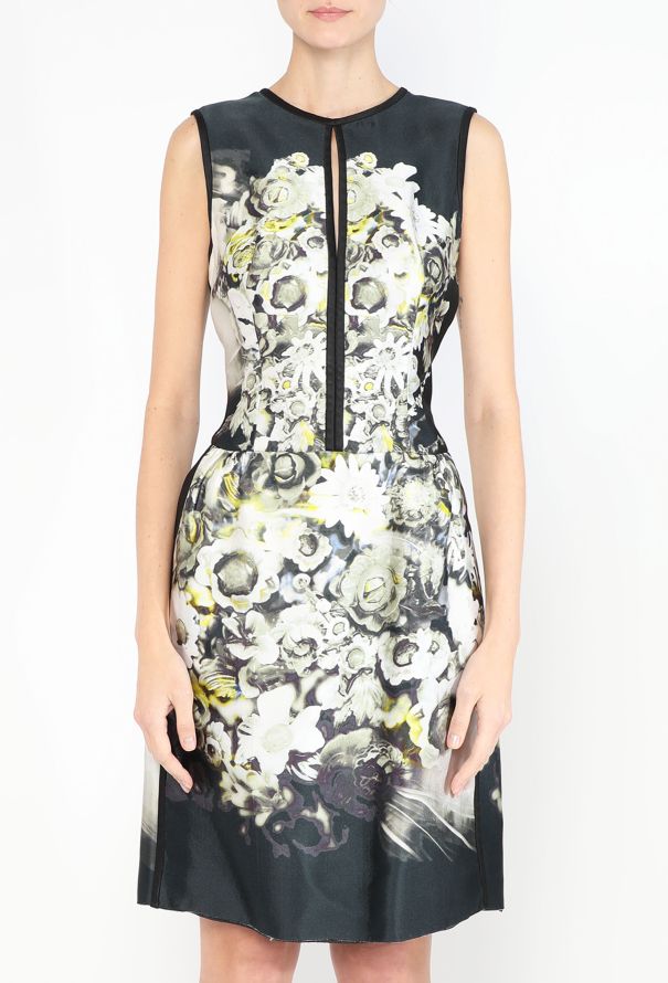Prada S/S 2010 Floral Silk Dress - 3 Prada S/S 2010 Floral Silk Dress - 3