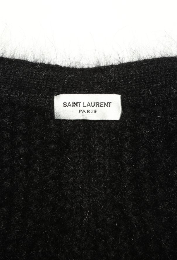 Saint Laurent F/W 2013 Angora Knit Cardigan - 7 Saint Laurent F/W 2013 Angora Knit Cardigan - 7