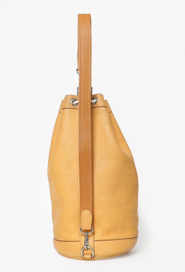 Hermès Vintage Sable Clémence Lunch Bag - 4