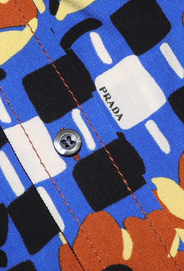 Prada S/S 2017 Mod Graphic Blouse - 7