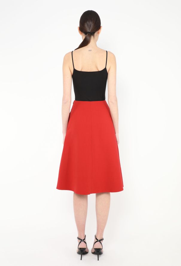 Valentino 2019 Flared Wrap Skirt - 4