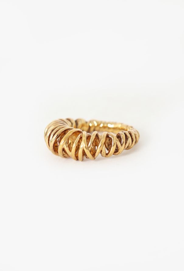 Bottega Veneta 2022 Sterling Silver Curl Ring - 1