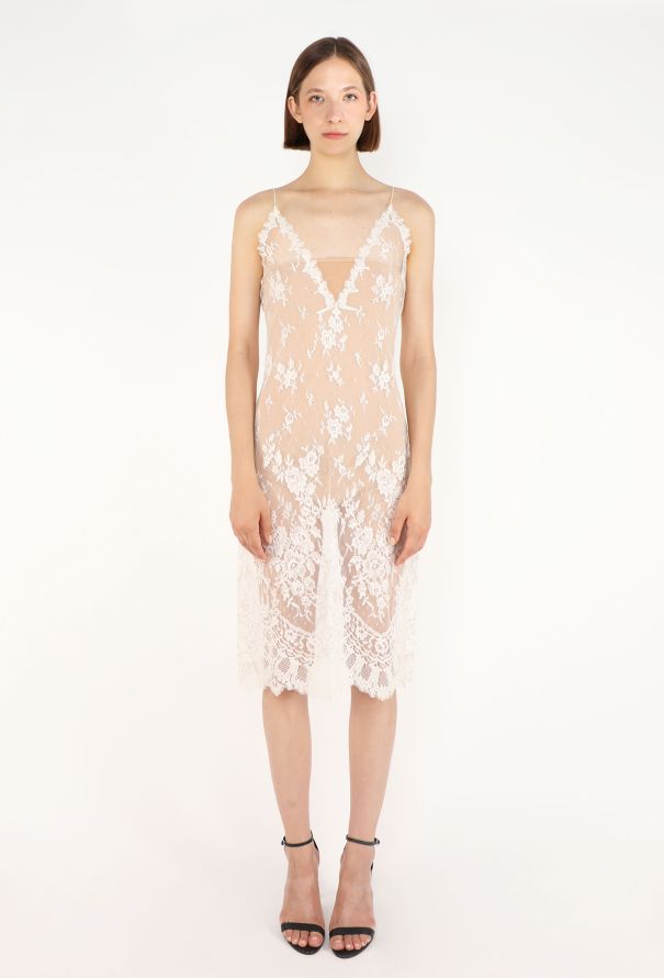 Jean-Louis Scherrer Chantilly Slip Dress - 3