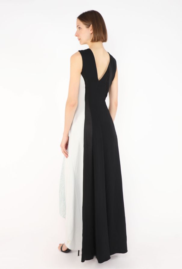Dior Colorblock Lace Panel Dress, Resort 2014 - 5