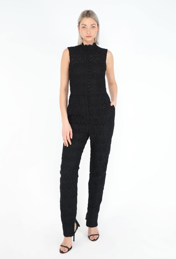 Valentino S/S 2013 Guipure Jumpsuit Ensemble - 7