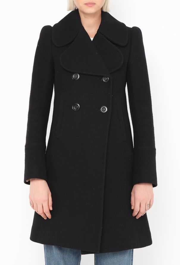 Chloé Tailored A-Line Peacoat - 3