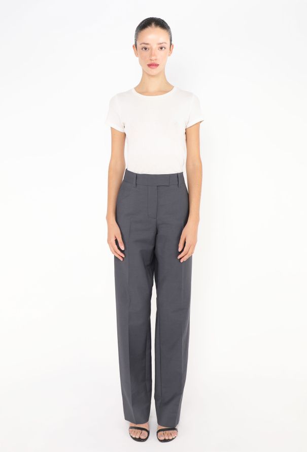 Miu Miu S/S 2025 Mohair Crepe Trousers - 3 Miu Miu S/S 2025 Mohair Crepe Trousers - 3