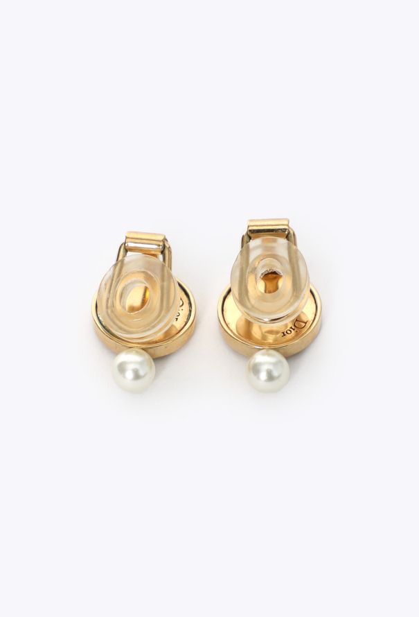 Dior Cannage Pearl Clip-On Earrings - 3