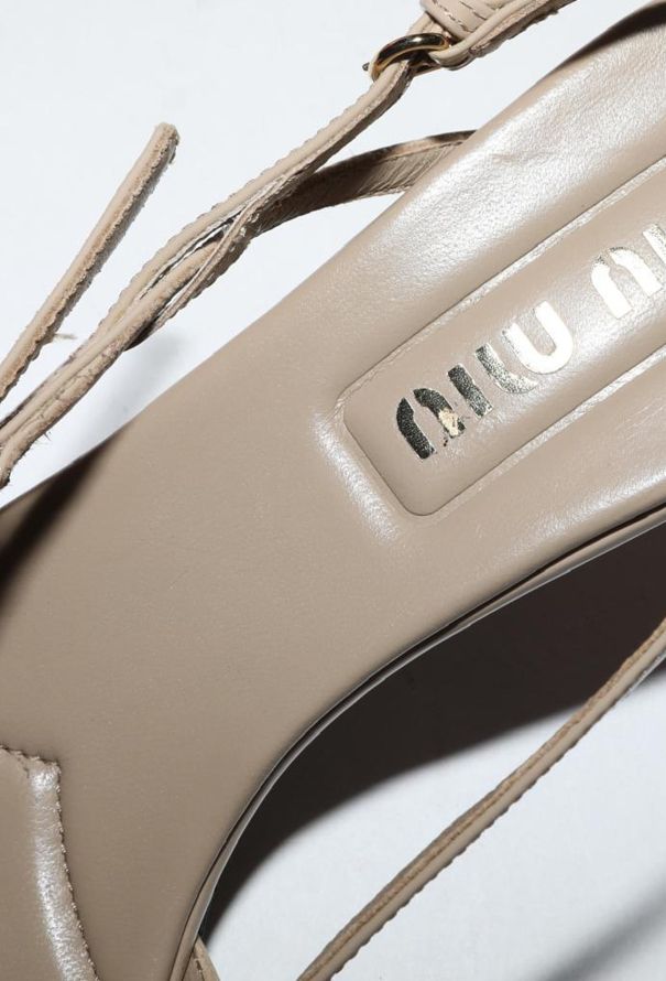 Miu Miu F/W 2023 Patent Strap Slingbacks - 9 Miu Miu F/W 2023 Patent Strap Slingbacks - 9