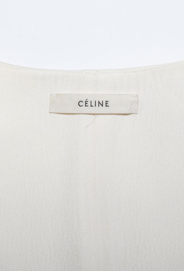 Céline Asymmetrical Draped Wrap Top - 6 Céline Asymmetrical Draped Wrap Top - 6