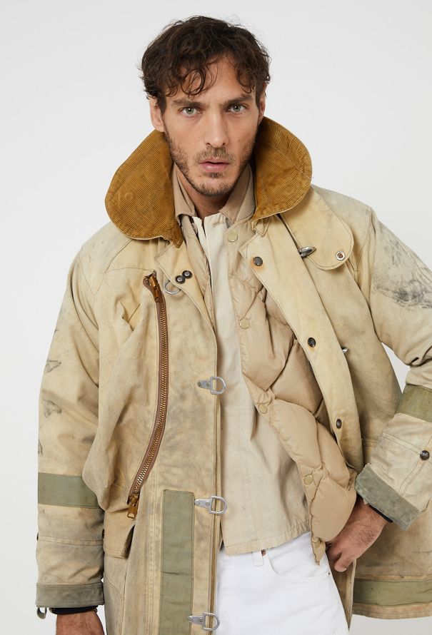 Men's Vintage RARE '70s American IFD Firefighter Coat - 1