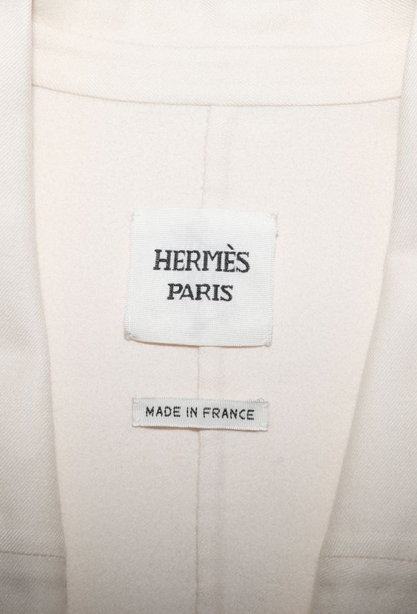 Hermès Double-Face Cashmere Belted Jacket - 7