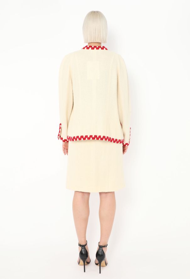 Chanel Rare S/S 1987 Embroidered Tweed Ensemble - 7 Chanel Rare S/S 1987 Embroidered Tweed Ensemble - 7