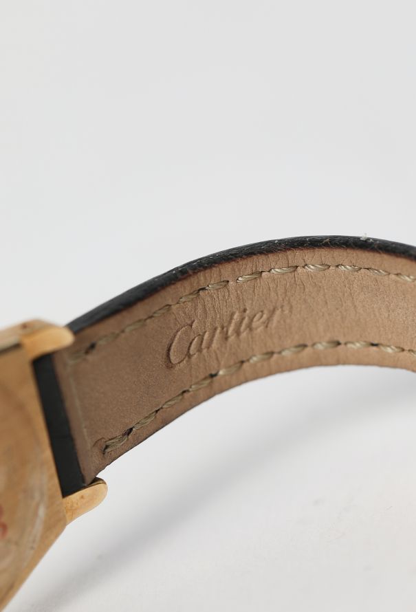 Cartier Vintage 18K Yellow Gold & Diamonds Tortue Watch - 9