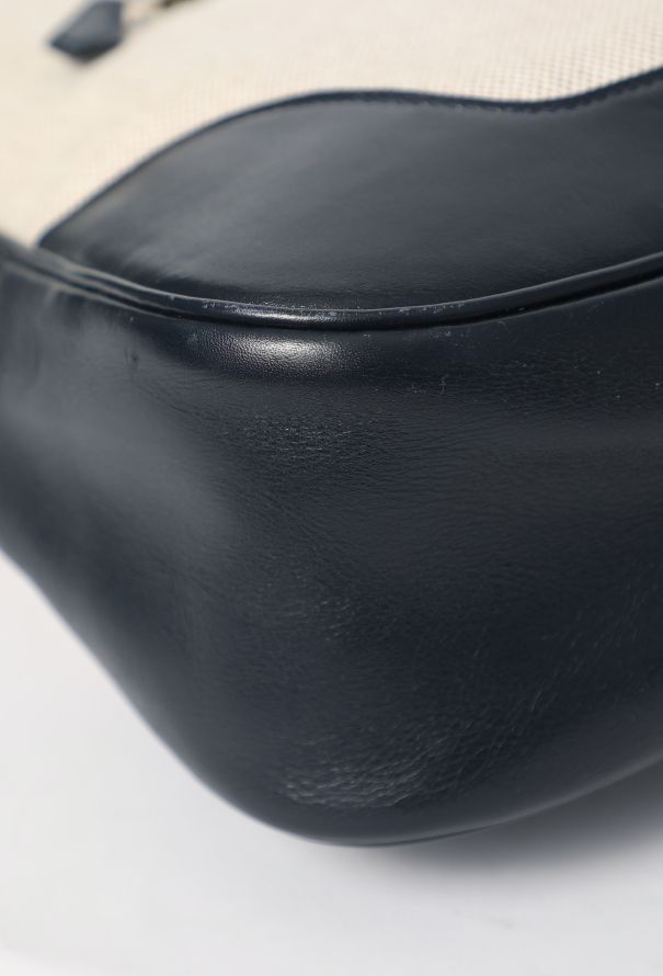Hermès Vintage Box & Toile H Trim Bag - 8