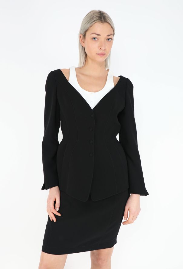 Thierry Mugler S/S 1999 Trompe L'Œil Ensemble - 4