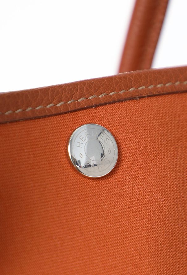 Hermès Potiron Toile & Négonda Garden Party 30 - 13