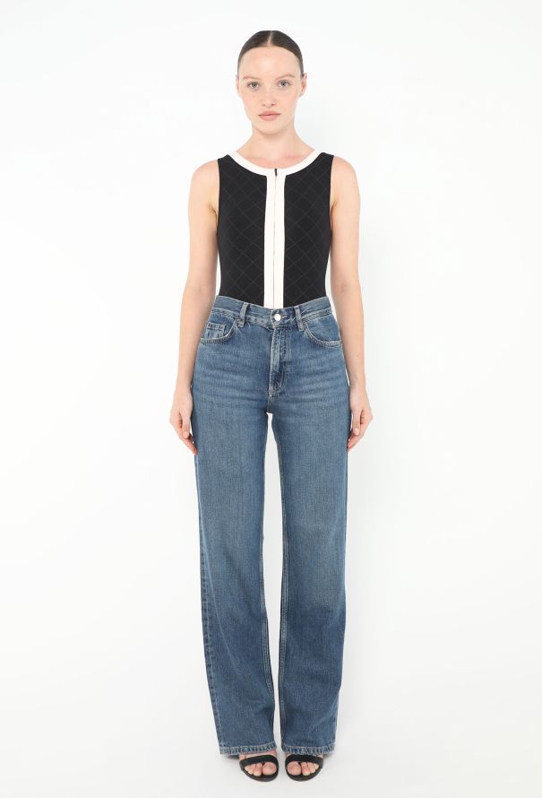 Chanel 2014 Quilted Zip Swimsuit - 4