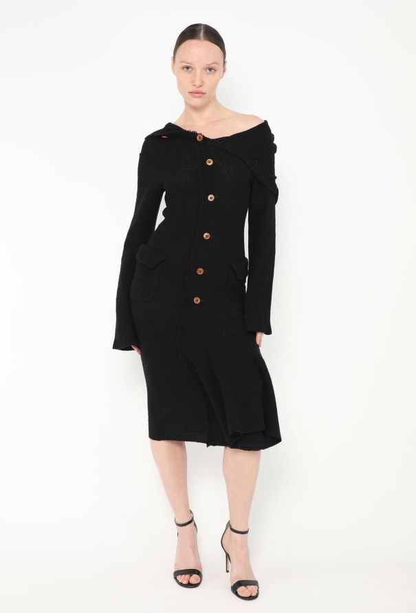 Comme des Garçons F/W 2002 Deconstructed Knit Dress - 1