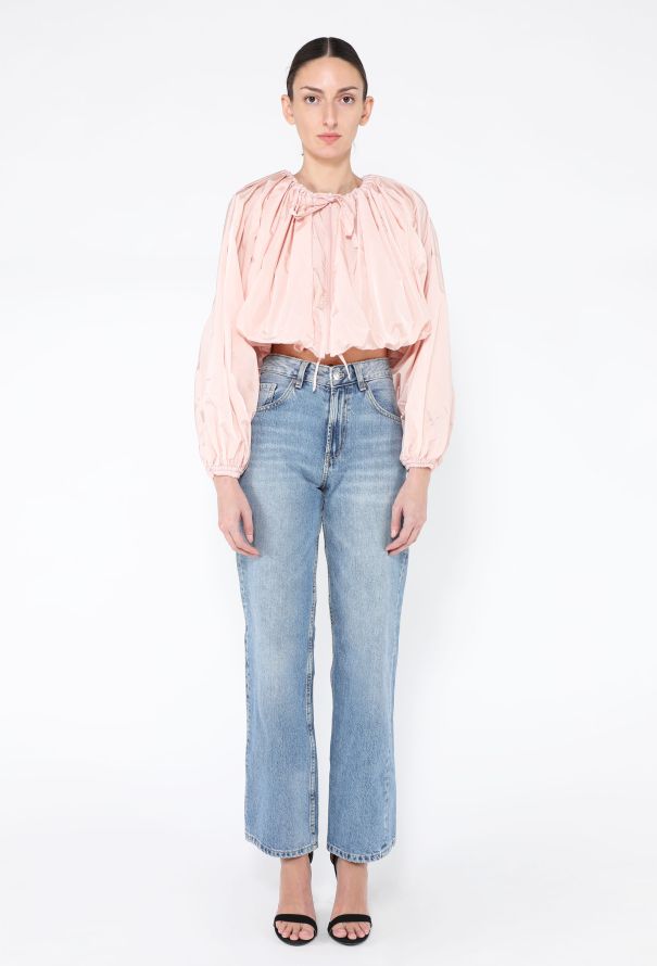 Alaïa 2024 Pleated Cropped Jacket - 3