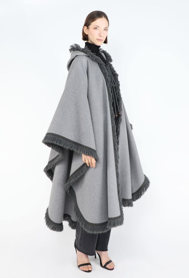 Saint Laurent Collector 1976 Russian Tassel Hooded Cape - 5