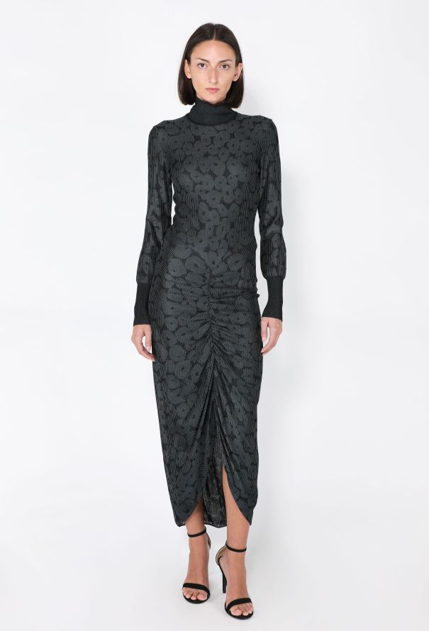 Alaïa Crinoline Jacquard Draped Dress, 2023 - 1