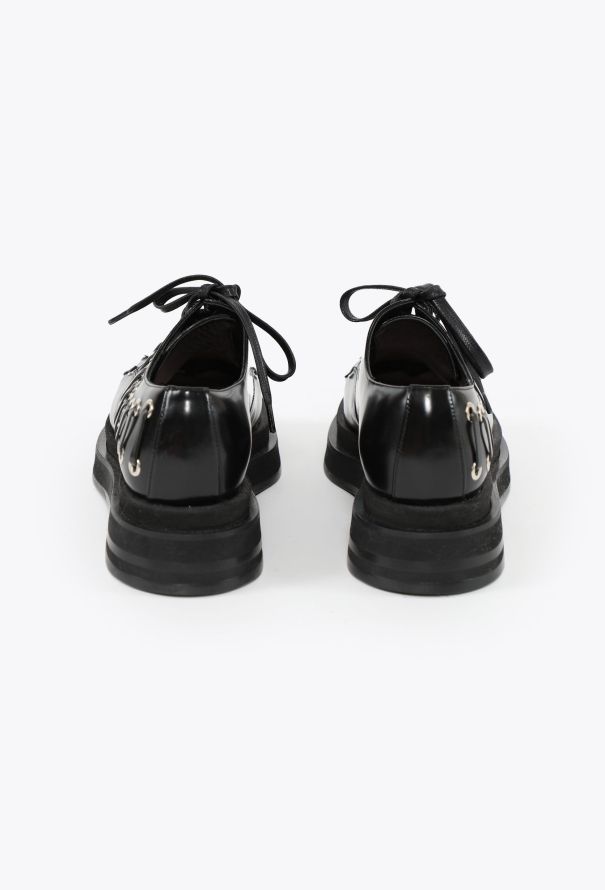 Simone Rocha Eyelet Platform Derbies - 4