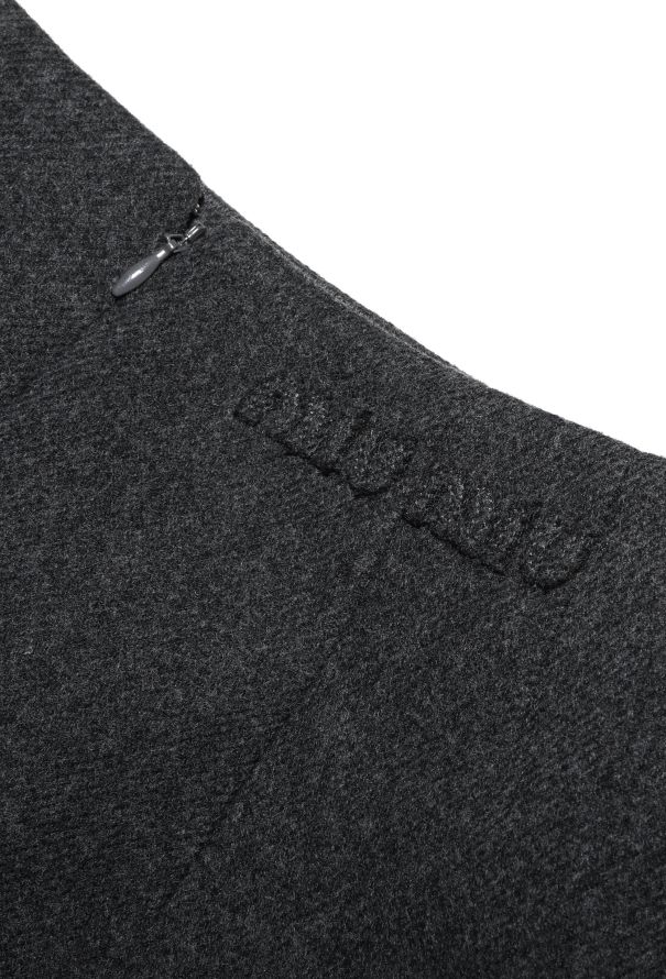 Miu Miu F/W 2024 Felted Emblem Skirt - 9 Miu Miu F/W 2024 Felted Emblem Skirt - 9