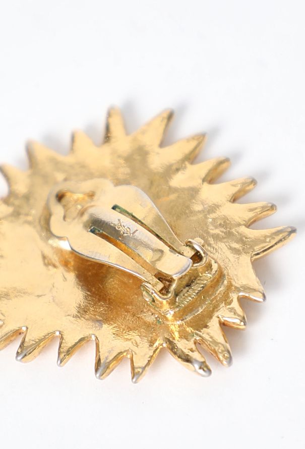 Saint Laurent 1988 Goossens' Sun Earrings - 5 Saint Laurent 1988 Goossens' Sun Earrings - 5