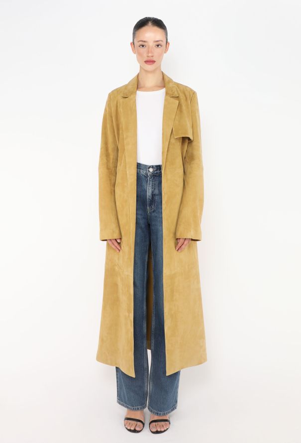 Galvan Resort 2022 Farrah Suede Trench - 3
