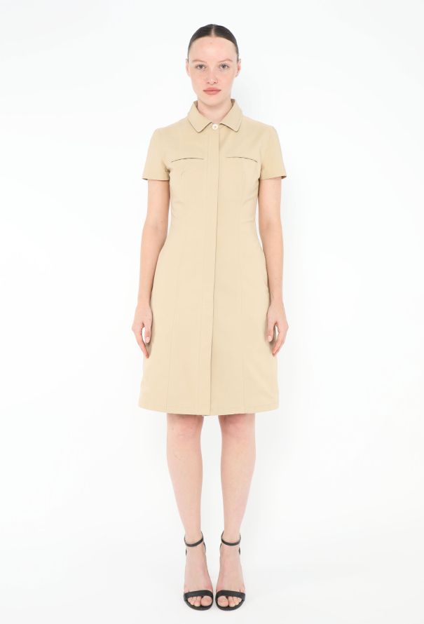 Prada 1996 Safari Sheath Dress - 1