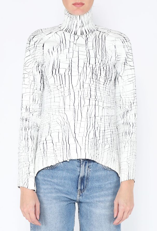 Balenciaga F/W 2013 Painted Turtleneck Sweater - 1