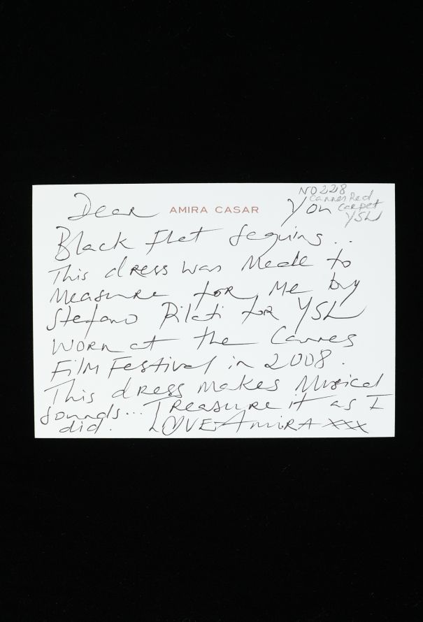 Saint Laurent 2008 Semi-Couture Sequin Mod Dress - 6