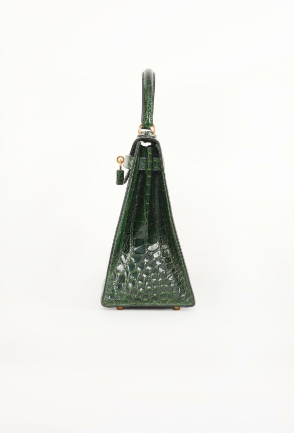 Hermès Vert Émeraude Alligator Kelly Sellier 28, 1992 - 8