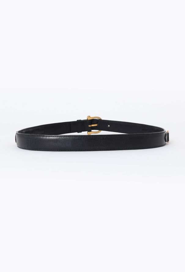 Céline '70s Horsebit Leather Belt - 2 Céline '70s Horsebit Leather Belt - 2