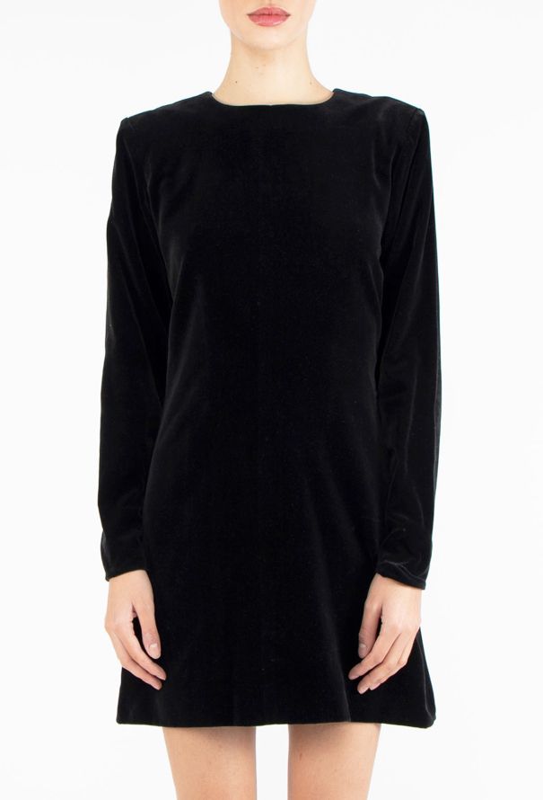 Saint Laurent 1996 Velvet A-Line Dress - 2