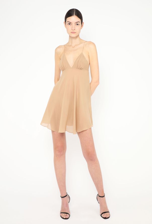 Saint Laurent 2016 Chiffon Slip Dress - 1
