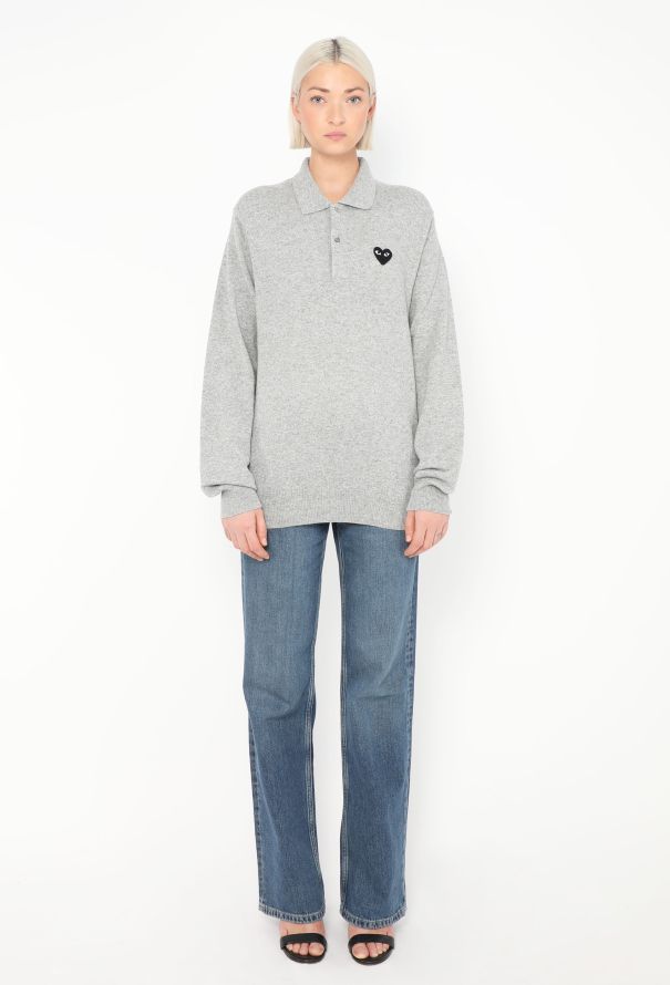 Comme des Garçons 2007 Logo Knit Polo - 3 Comme des Garçons 2007 Logo Knit Polo - 3