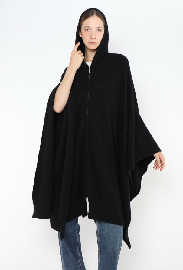 The Row Cashmere Hooded Cape - 3