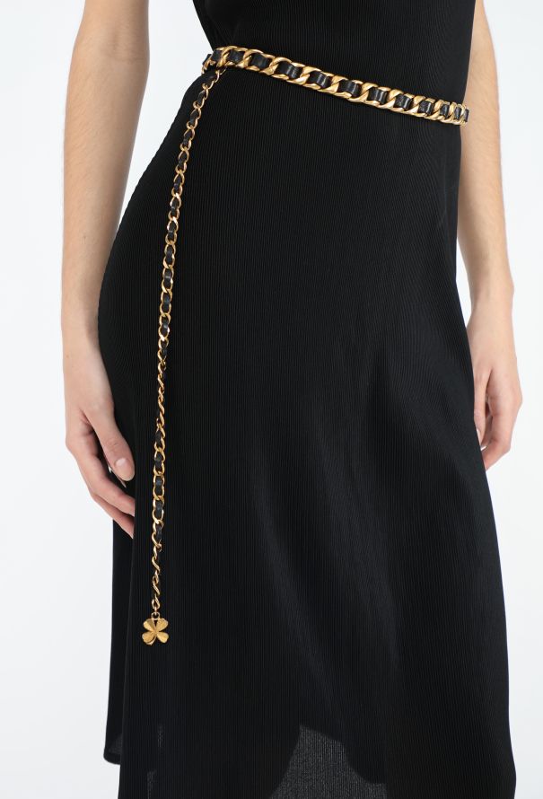 Chanel COLLECTOR 1993 Clover Chainlink Belt - 5