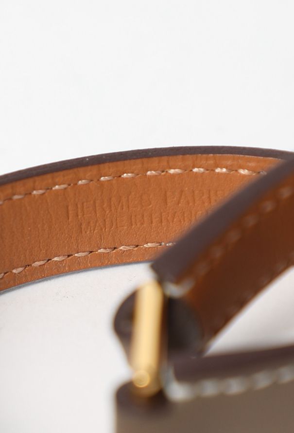Hermès Taupe Epsom 'O'Kelly' Bracelet - 7