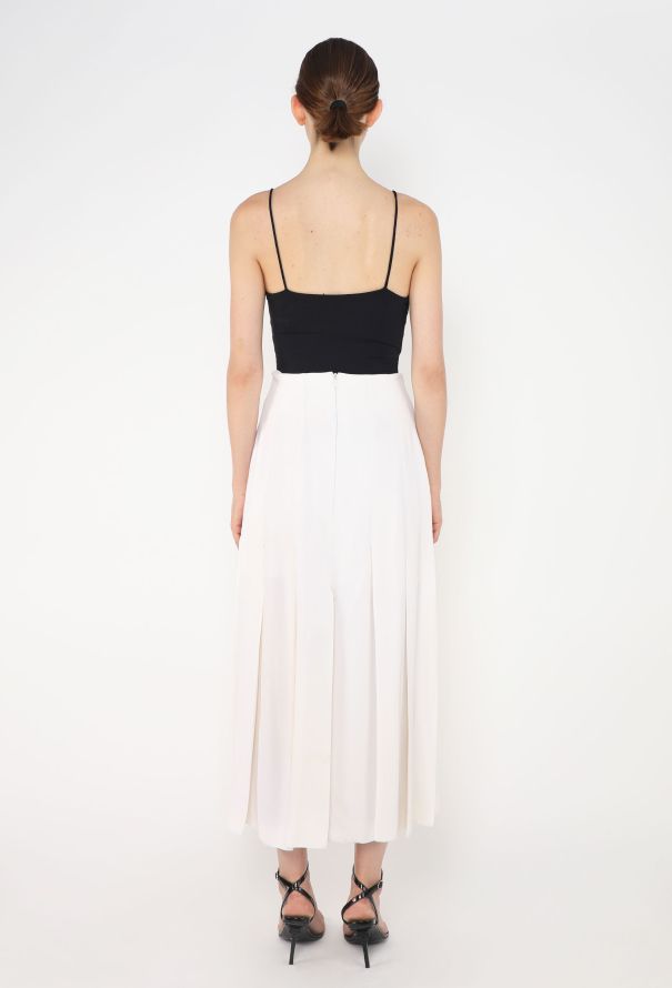 Chanel Vintage Pleated Crêpe Skirt - 4
