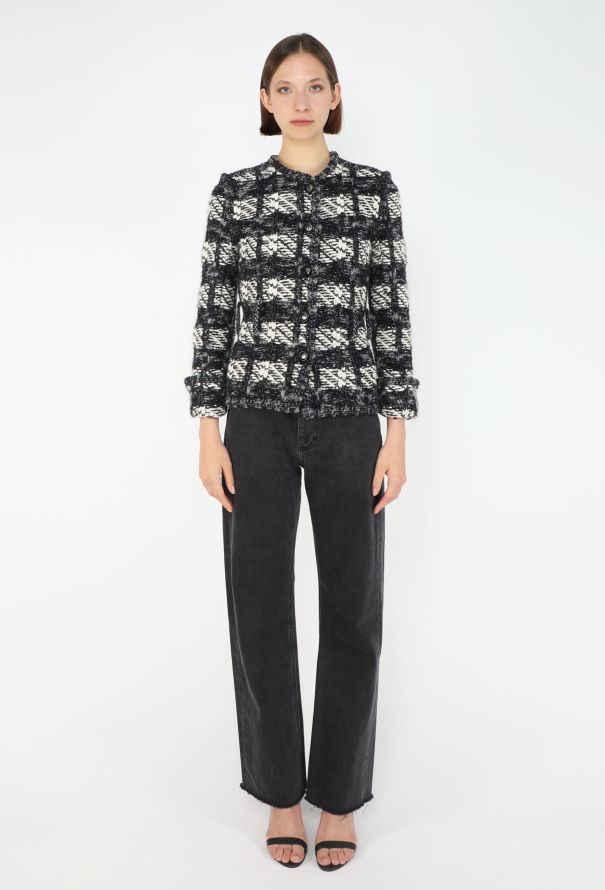 Chanel Belted Tweed 'CC' Cardigan - 4