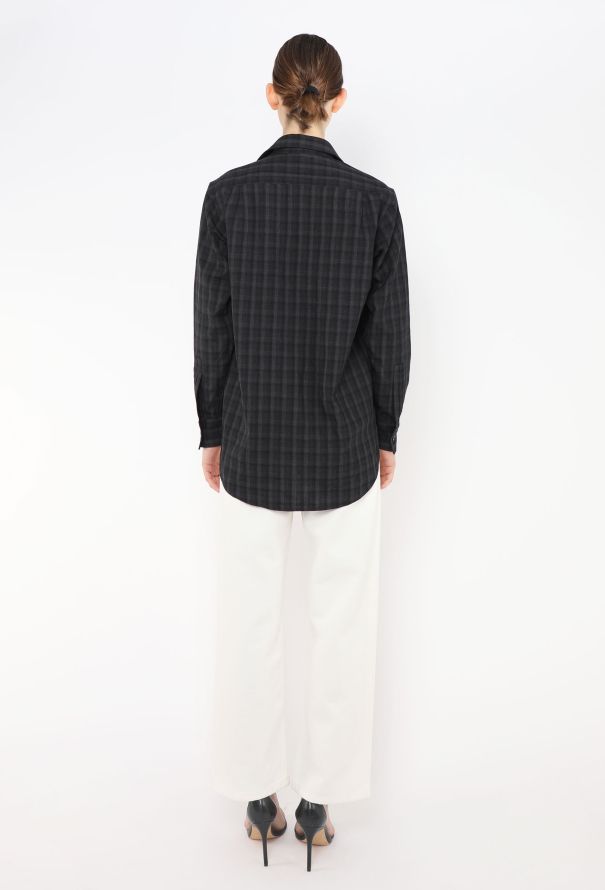 Saint Laurent 2014 Plaid Flannel Shirt - 4